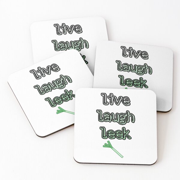 Item preview, live laugh leek  designed and sold by littlecamkoala.