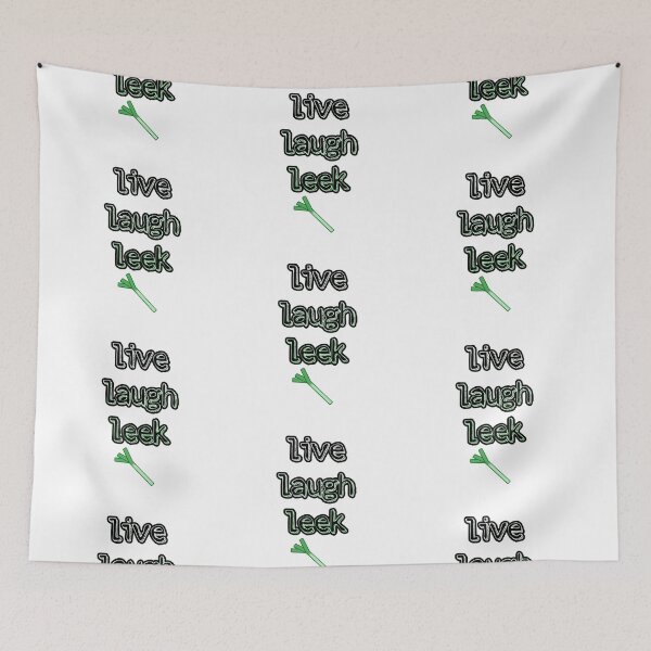 Item preview, live laugh leek  designed and sold by littlecamkoala.