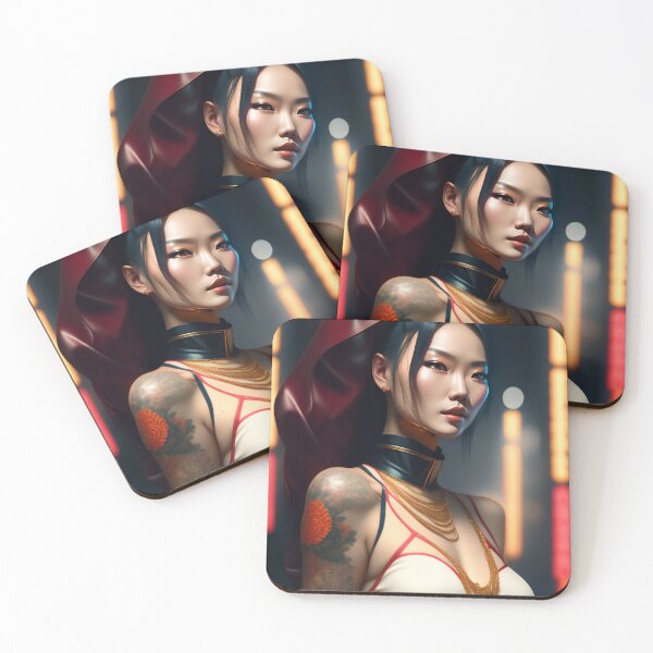 Item preview, Asian tattooed lady  designed and sold by CyberArtsy.