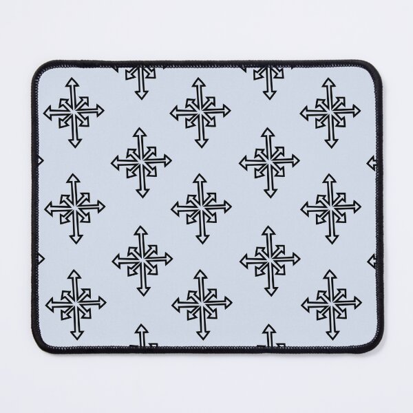 Item preview, Snowflake repeat pattern black and blue - Large designed and sold by AngelDawnDesign.