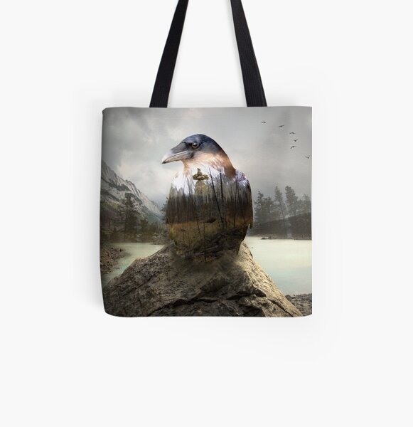 Raven's spirit All Over Print Tote Bag