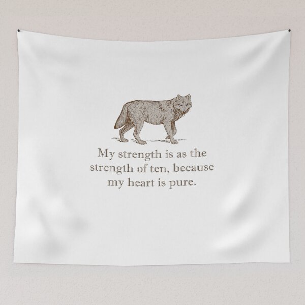 Item preview, My Strength Is As The Strength Of Ten designed and sold by CrankyOldDude.