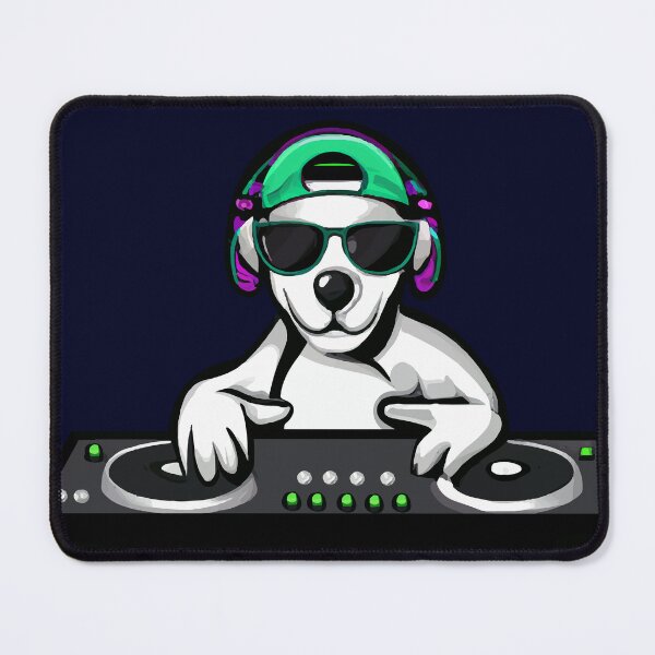 Item preview, Cool DJ Dog designed and sold by Dalevalart.