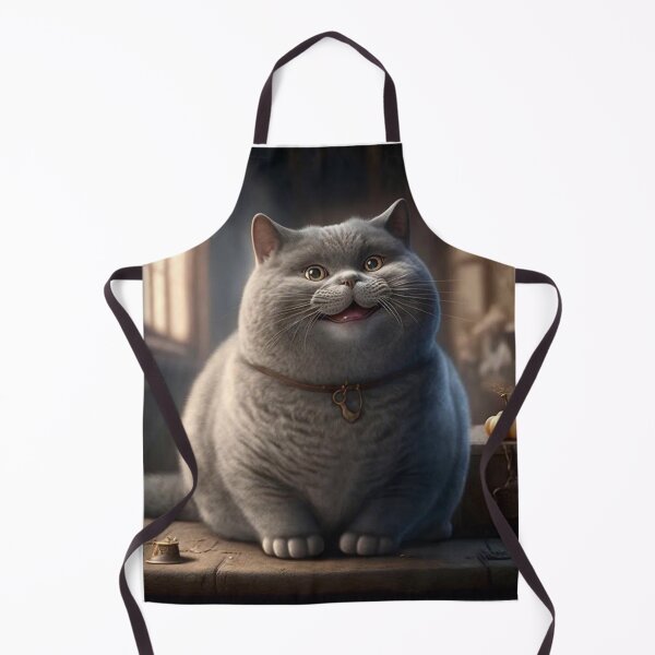 Item preview, Cute fluffy chubby cat designed and sold by Magdalineshop.