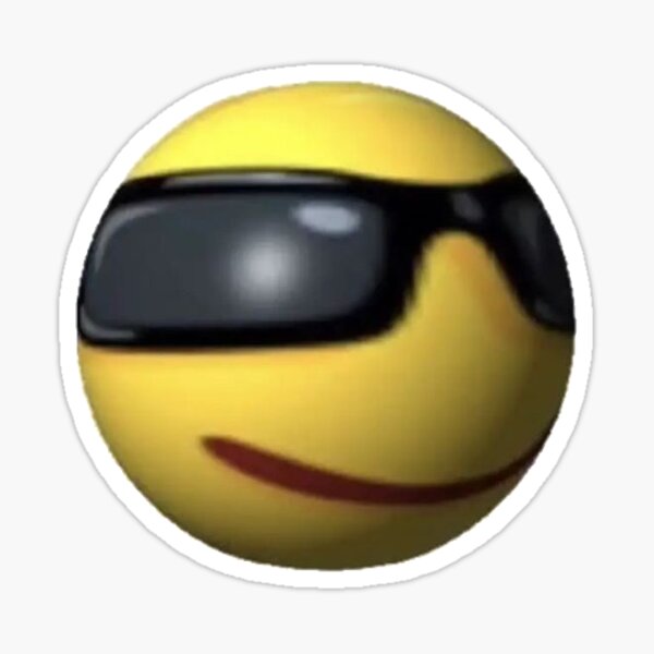 "cool emoji" Sticker for Sale by charlotteluciee | Redbubble