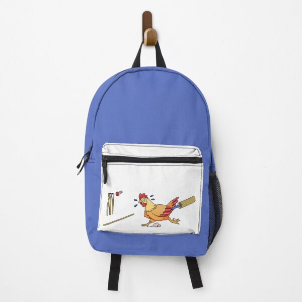Chicken Playing Cricket Backpack Backpack
