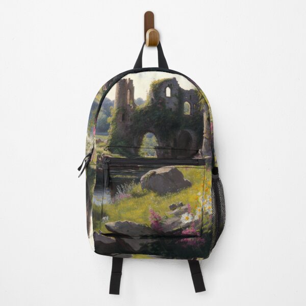 Item preview, Copy of Castle ruins near a stream with wildflowers designed and sold by JoepshLSio.