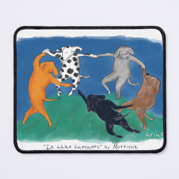 Item preview, Le chien dansants designed and sold by AriaPinkBubble.