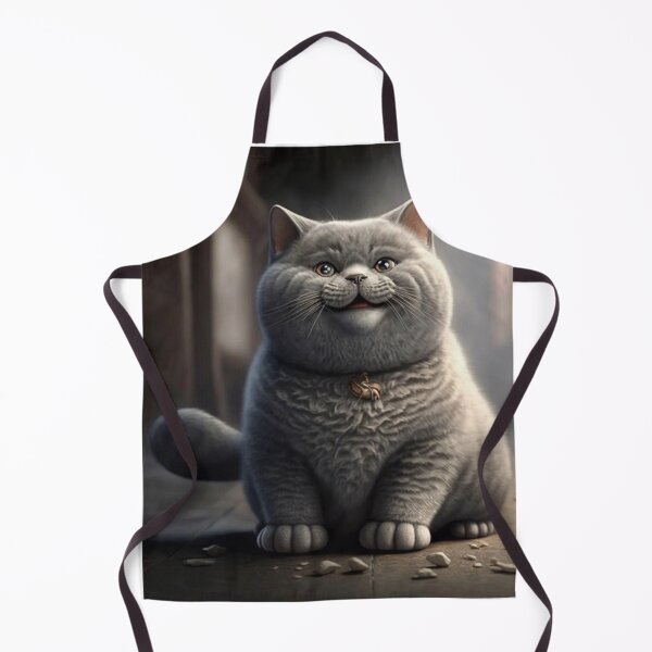 Item preview, Cute fluffy chubby cat designed and sold by Magdalineshop.