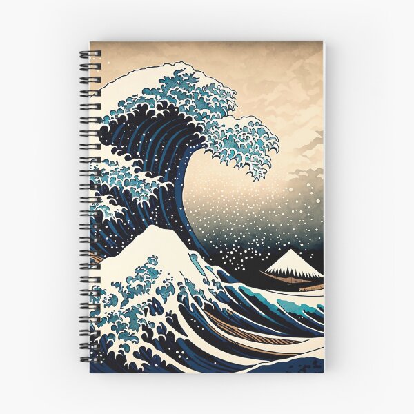 Item preview, The great wave off kanagawa. Old Japanese artwork with big wave and mountain Fuji on the background. designed and sold by leomaldonado.