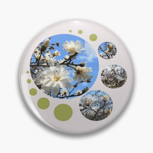 Item preview, Magnolia's in Bloom series Collage designed and sold by WiseFlyDesign.