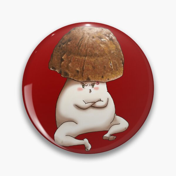 Item preview, Grumpy Penny Bun Mushroom Person designed and sold by Geeky Goblin Workshop.