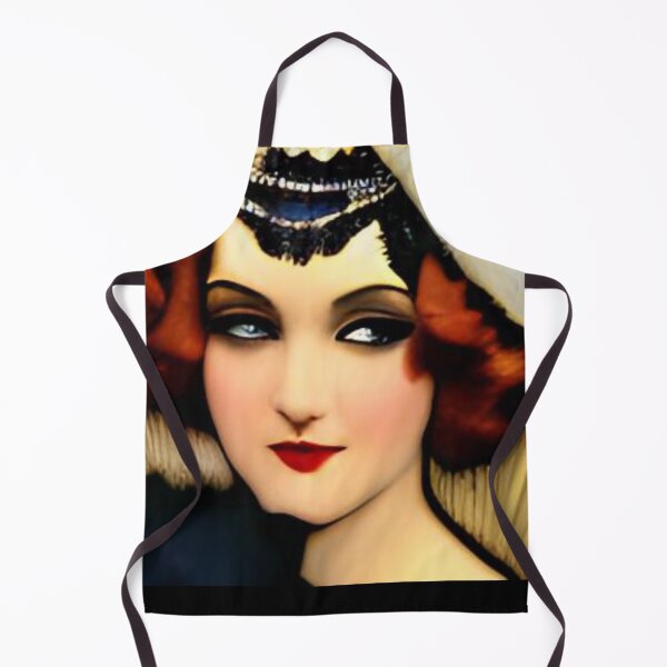 Item preview, Roaring 20's Woman Sexy Flapper with Red Hair Redhead Art Nouveau designed and sold by kattakitty.