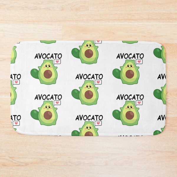 Item preview, kawaii avocado cat avocato perfect for vegans and vegetarians designed and sold by ZerpaGiovanna.
