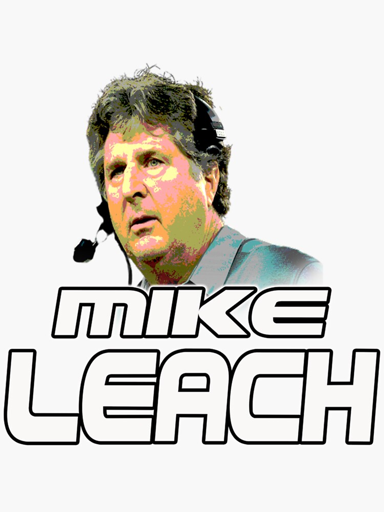 "Mike leach (5) " Sticker for Sale by alexandraIphige Redbubble