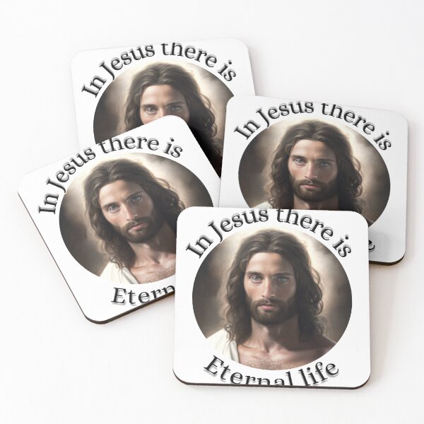 Item preview, In Jesus Christ there is eternal life, motivational phrases of Jesus designed and sold by Georgeox.
