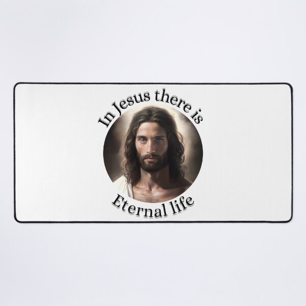 Item preview, In Jesus Christ there is eternal life, motivational phrases of Jesus designed and sold by Georgeox.