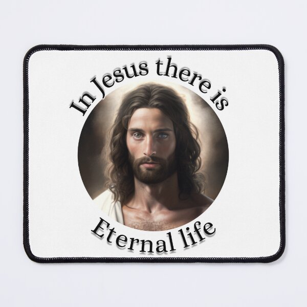Item preview, In Jesus Christ there is eternal life, motivational phrases of Jesus designed and sold by Georgeox.