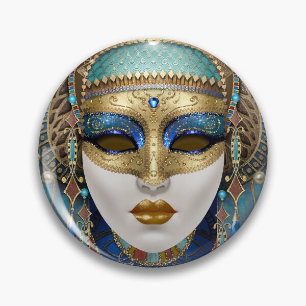 Item preview, Egyptian mask designed and sold by Maxine Gadd.