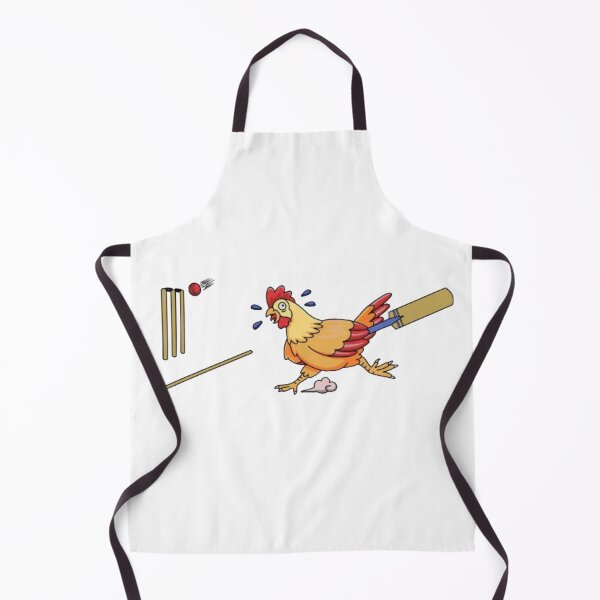 Item preview, Chicken playing Cricket designed and sold by daisydance.