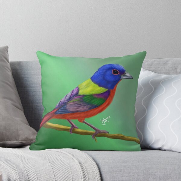 Item preview, Painted bunting designed and sold by Stephanie Adams.