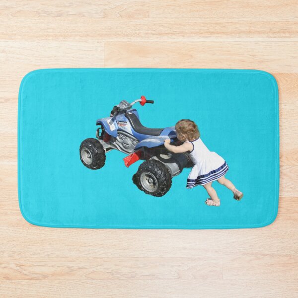 Item preview, Little one pushing her atv designed and sold by Katherine Rose.