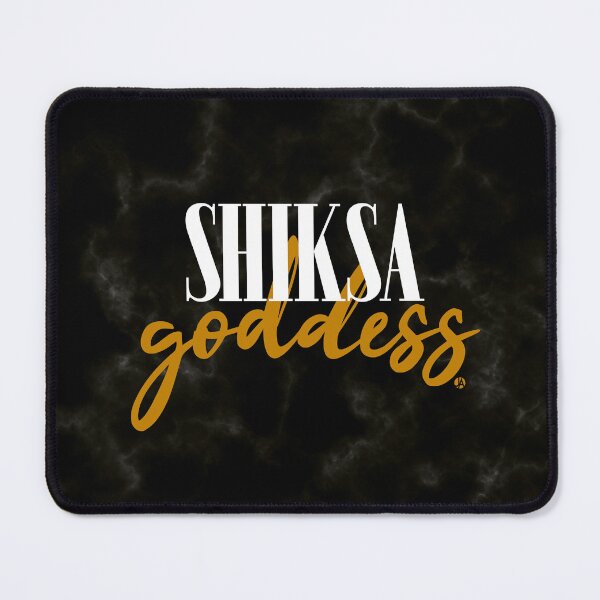 Item preview, Shiksa Goddess Jewish Culture White Gold 90s Slogan designed and sold by JessicaAmber.