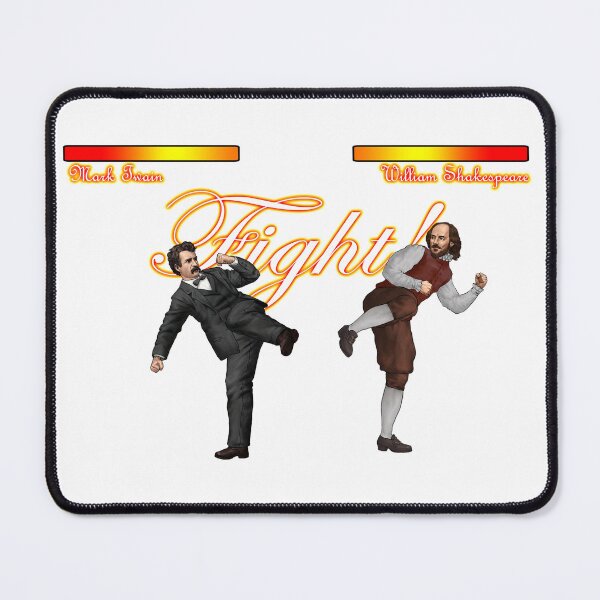 Item preview, Mark Twain vs William Shakespeare designed and sold by Write-N-Fight.