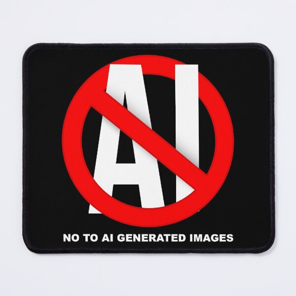 Item preview, No to AI Generated Images designed and sold by invent.