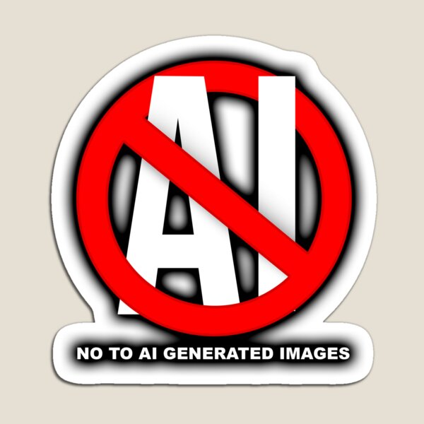 Item preview, No to AI Generated Images designed and sold by invent.