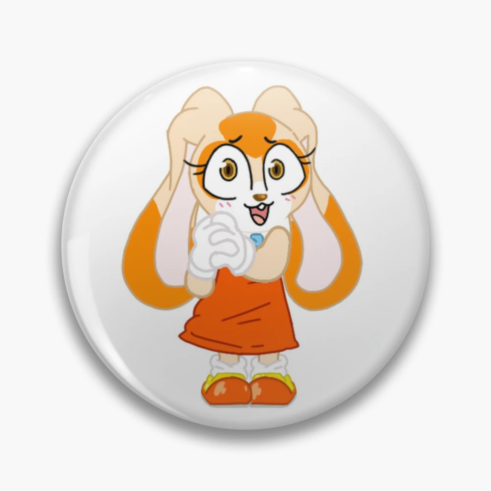 Cream the Rabbit Pin for Sale by Splotchy-ovo | Redbubble