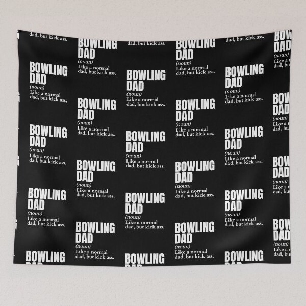 Item preview, Funny Kick Ass Bowling Dad Definition designed and sold by LaughingHorseCo.