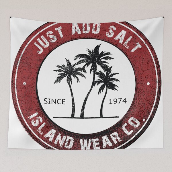 Item preview, Just Add Salt - Red circle designed and sold by dcm-designs.