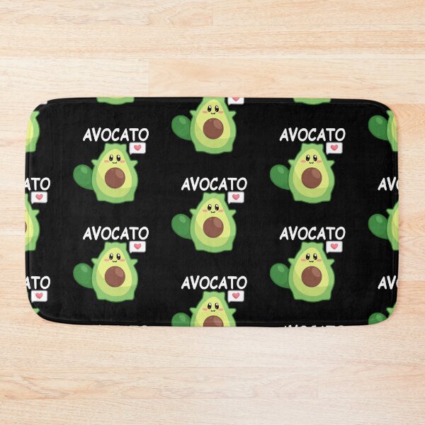 Item preview, kawaii avocado cat avocato perfect for vegans and vegetarians designed and sold by ZerpaGiovanna.