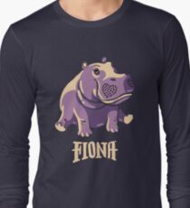 Fiona das Flusspferd-Hemd #TeamFiona Merch, nettes Baby-Flusspferd Langarmshirt