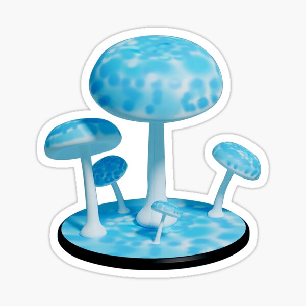 Mushroom Pose 4 Sticker