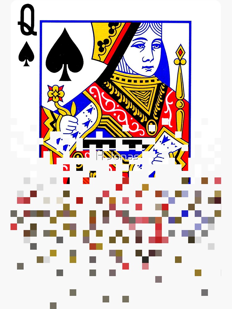 "Queen in borderland Queen of Spades Game Cleared" Sticker for Sale