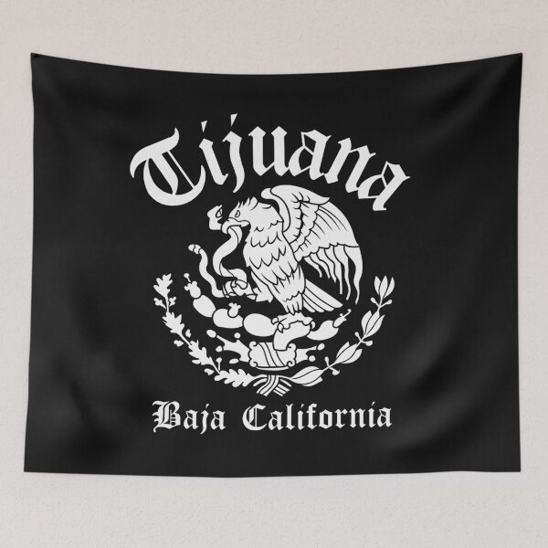 Item preview, Tijuana with Mexican Emblem Tijuana T Shirt designed and sold by Blue-Rechard.