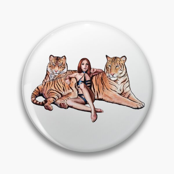 Item preview, The lady and the tigers designed and sold by Blissternal.