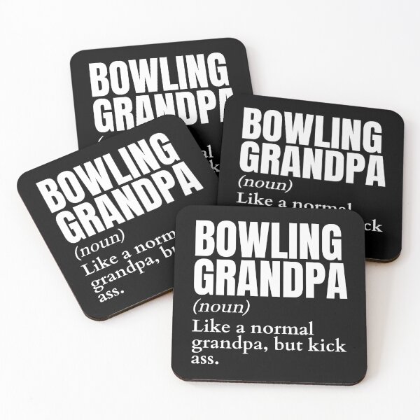 Item preview, Funny Kick Ass Bowling Grandpa Definition designed and sold by LaughingHorseCo.