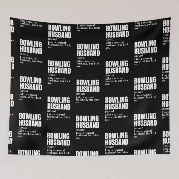 Item preview, Funny Kick Ass Bowling Husband Definition designed and sold by LaughingHorseCo.