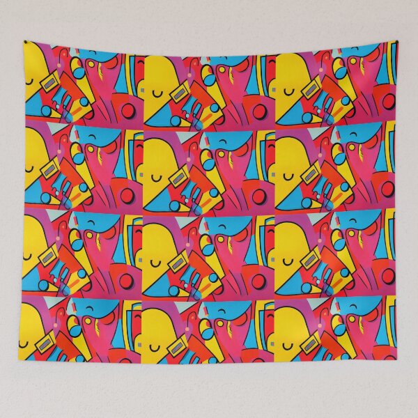 Item preview, Aesthetic Everyday Euphoria  of The Pop Art Revolution  [AI generated, AI art ,schoolbag aesthetic ] designed and sold by 3ac-Arts.