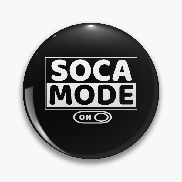 Item preview, Soca Mode Brand Logo in White Print - Soca Mode designed and sold by Soca-Mode.