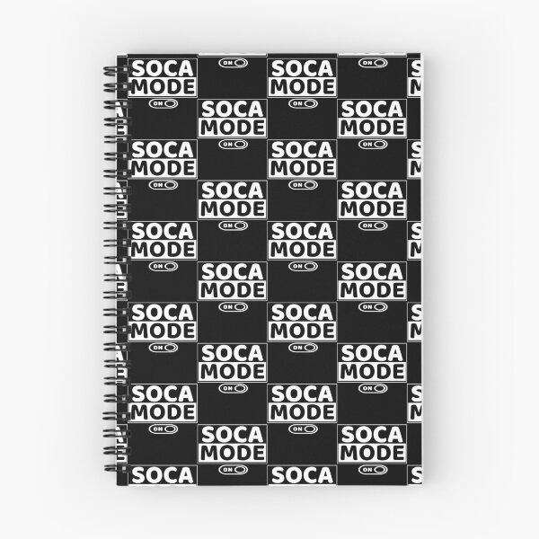 Item preview, Soca Mode Brand Logo in White Print - Soca Mode designed and sold by Soca-Mode.