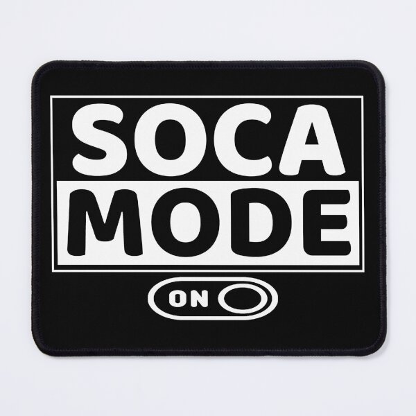 Item preview, Soca Mode Brand Logo in White Print - Soca Mode designed and sold by Soca-Mode.