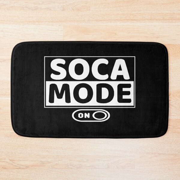 Item preview, Soca Mode Brand Logo in White Print - Soca Mode designed and sold by Soca-Mode.