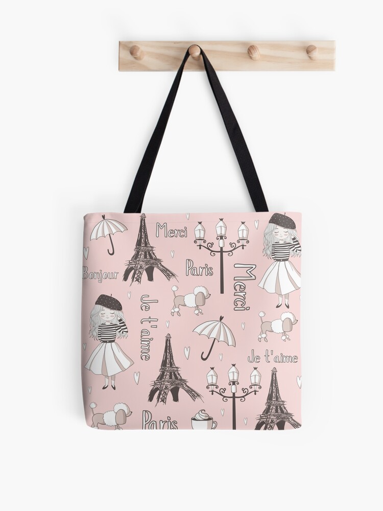 Paris Girl Tote Bag by PeppermintCreek
