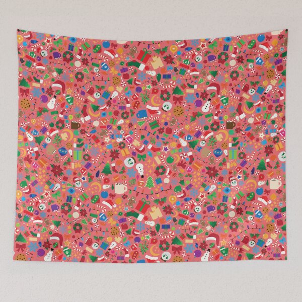 Item preview, Red Christmas Pattern designed and sold by Madeleine Hogue.