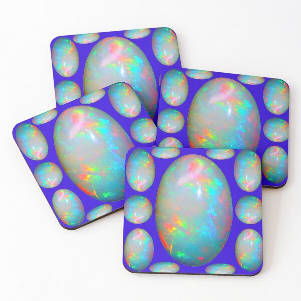 Artikelvorschau, OPAL EDELSTEINE MUSTER OKTOBER GEBURTSSTEIN SCHWARZ KUNST entworfen und verkauft von sharlesart.