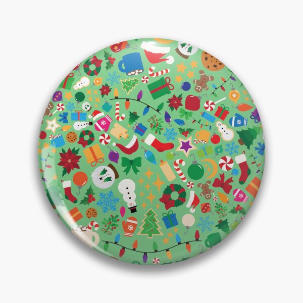 Item preview, Green Christmas Pattern designed and sold by Madeleine Hogue.